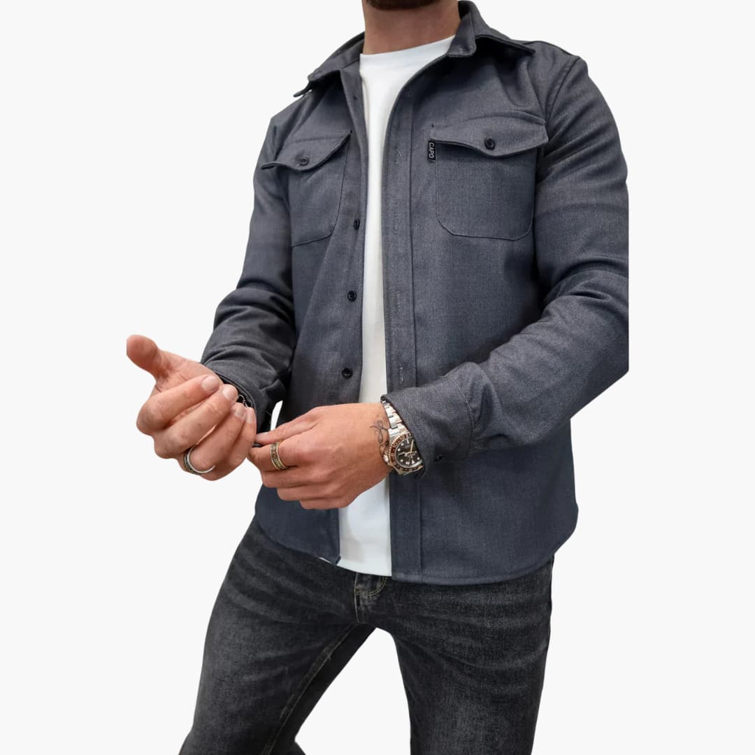 David | Hemdjacke mit Knopfleiste