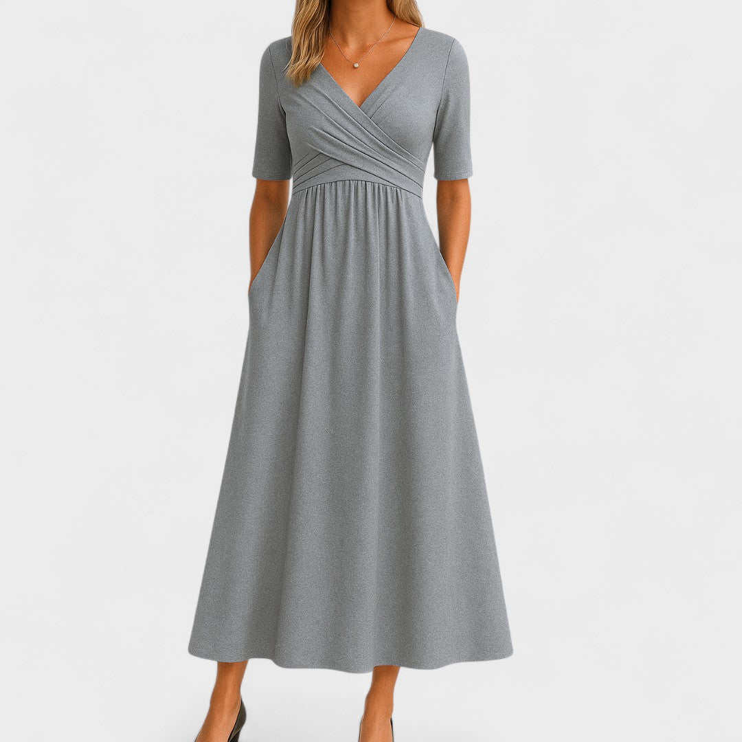 Greta | Elegantes Midi-Kleid für Jeden Anlass