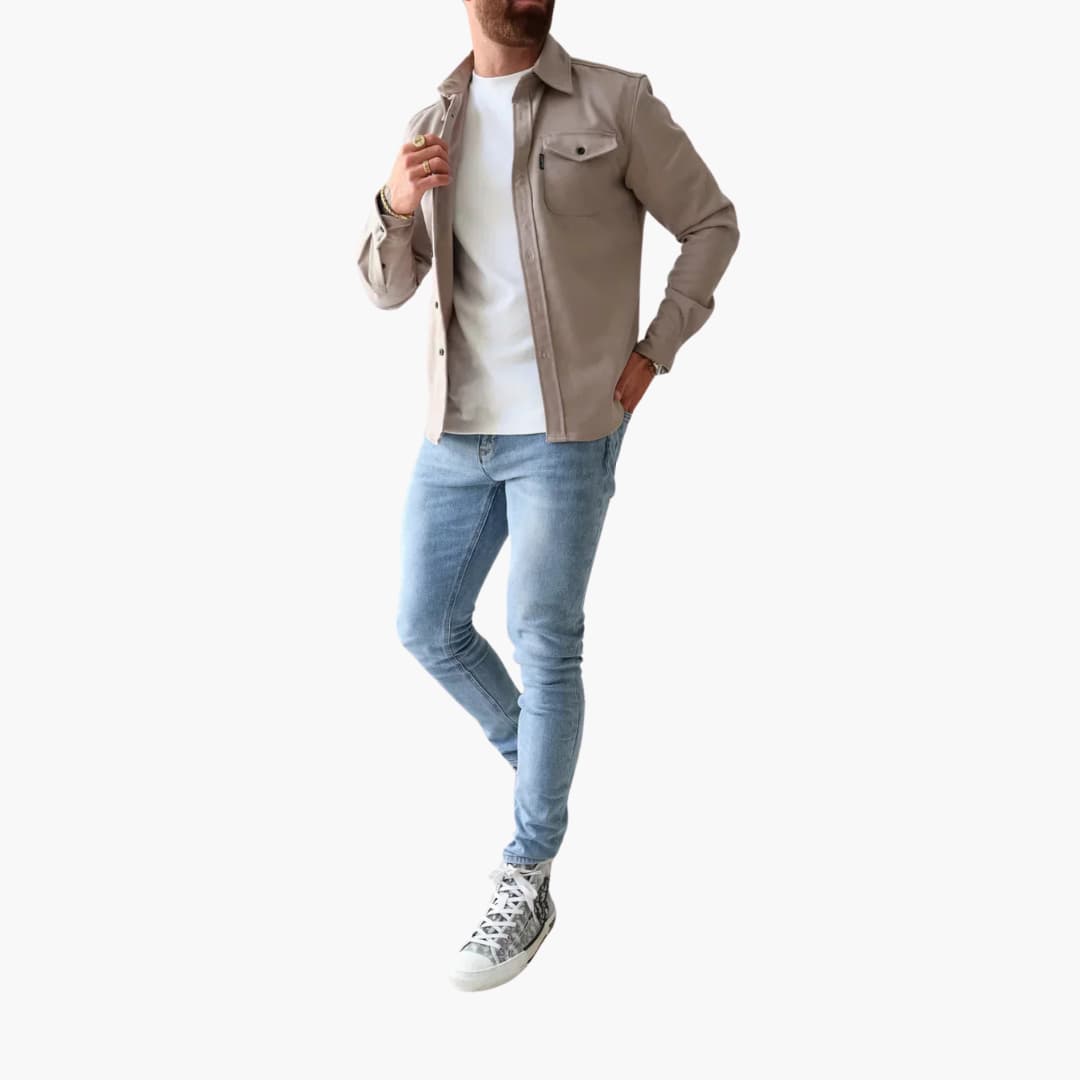 David | Hemdjacke mit Knopfleiste