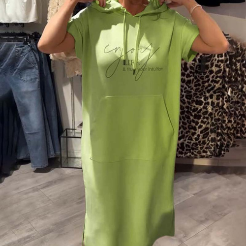 Elsa | Lässiges Kleid mit Kapuze und femininer Passform
